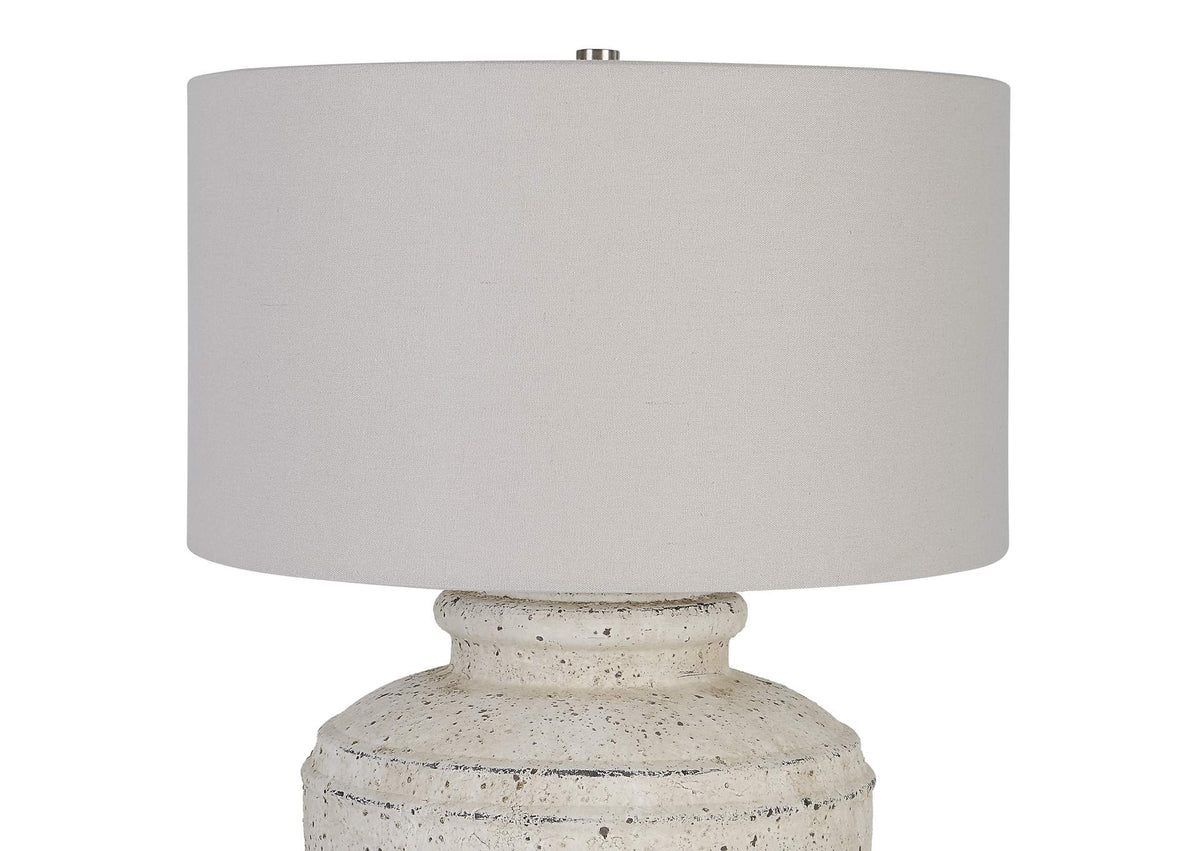 30162-1 Uttermost Artifact Aged Stone Table Lamp