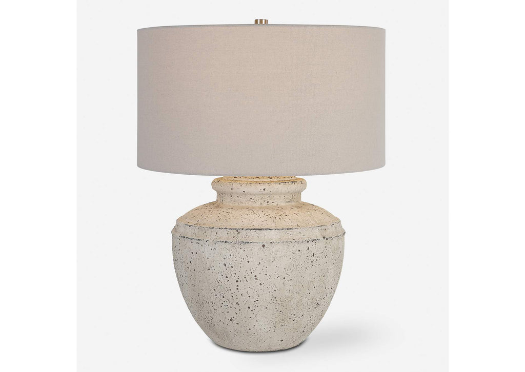 30162-1 Uttermost Artifact Aged Stone Table Lamp