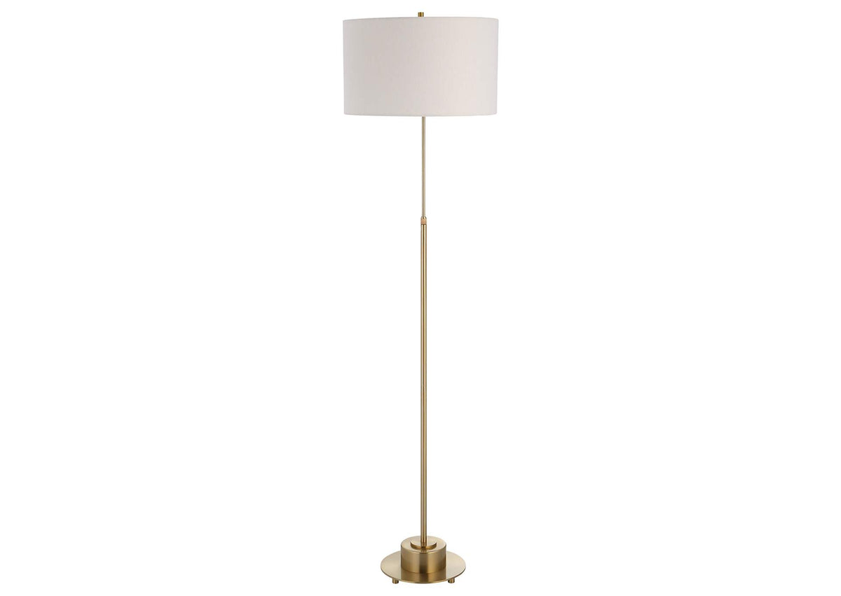 30152-1 Uttermost Prominence Brass Floor Lamp