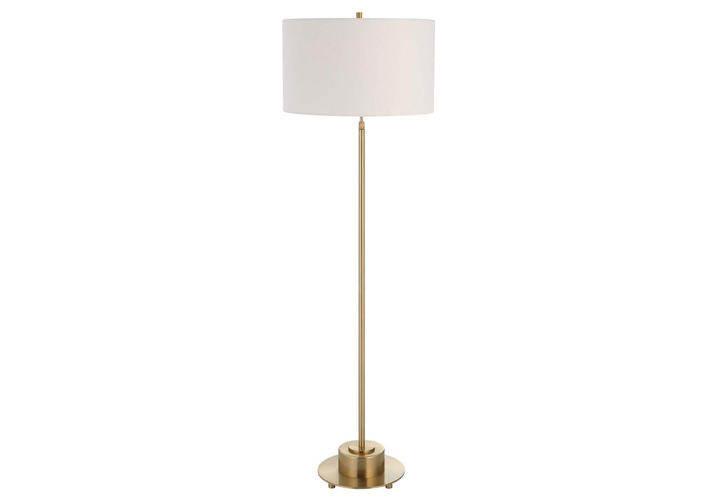 30152-1 Uttermost Prominence Brass Floor Lamp