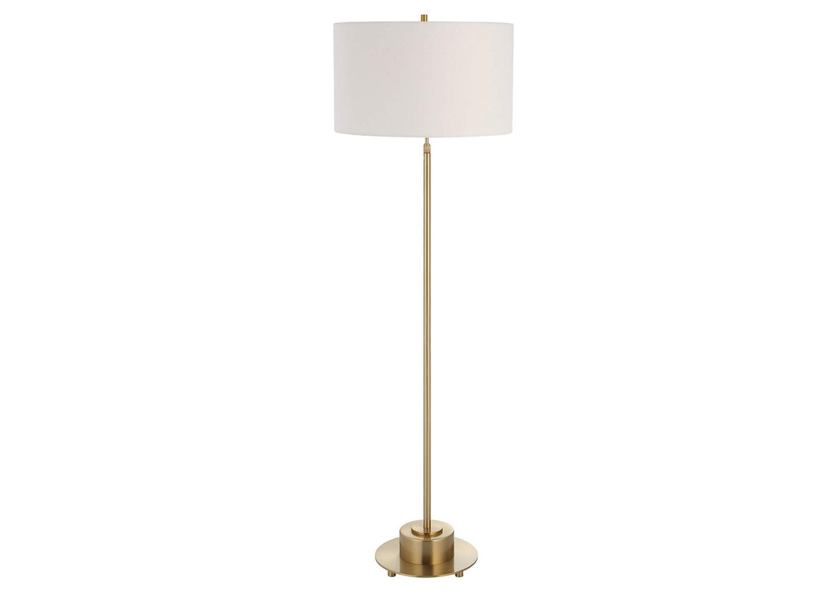 30152-1 Uttermost Prominence Brass Floor Lamp