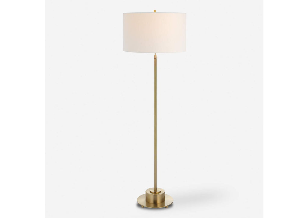30152-1 Uttermost Prominence Brass Floor Lamp