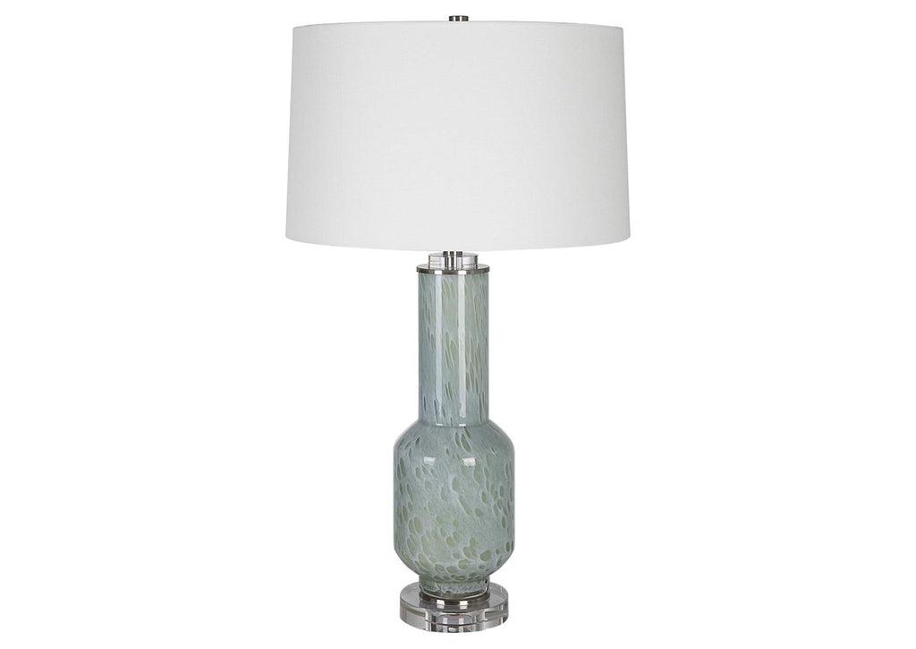 30172 Uttermost Imperia Aqua Gray Table Lamp