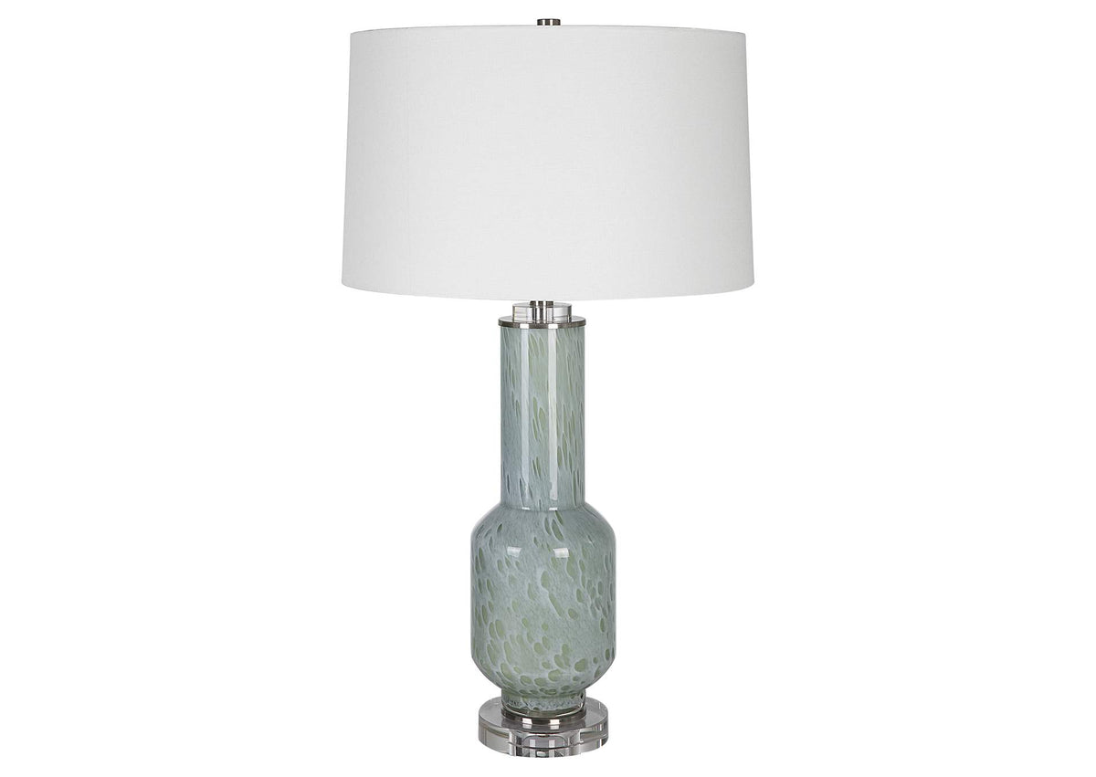 30172 Uttermost Imperia Aqua Gray Table Lamp