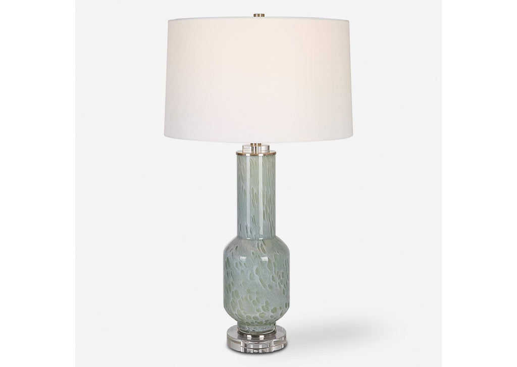 30172 Uttermost Imperia Aqua Gray Table Lamp