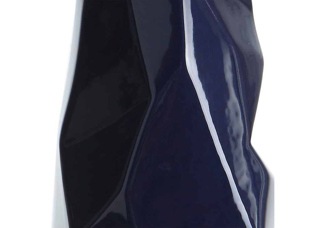 30173 Uttermost Kavos Geometric Blue Table Lamp