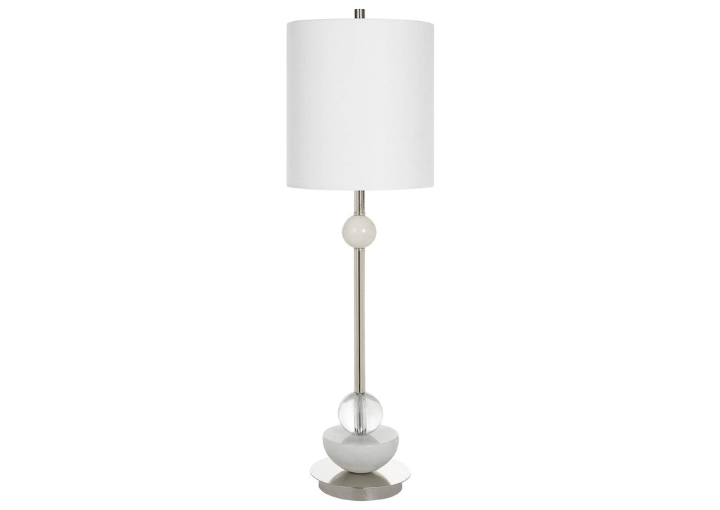 30179-1 Uttermost Exposition Nickel Buffet Lamp