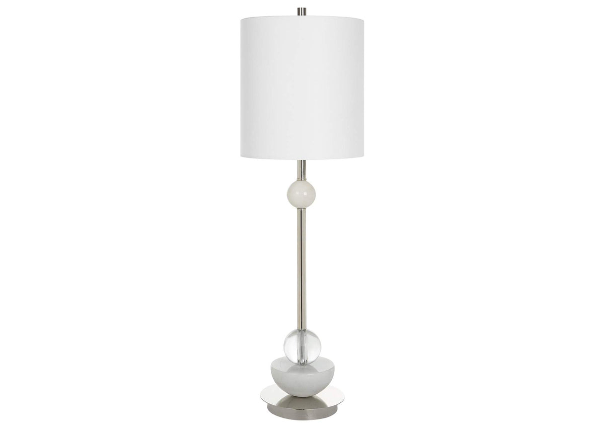30179-1 Uttermost Exposition Nickel Buffet Lamp