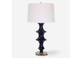 30196 Uttermost Coil Sculpted Blue Table Lamp