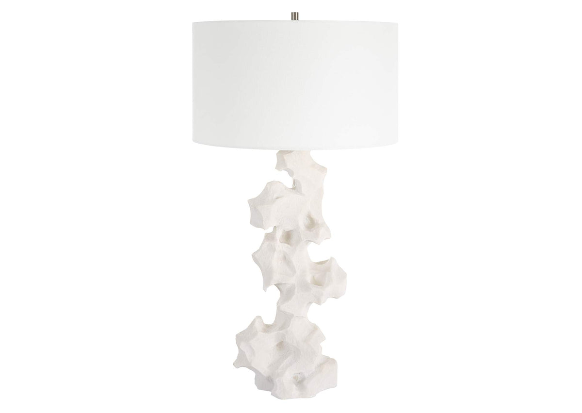 30198 Uttermost Remnant White Marble Table Lamp