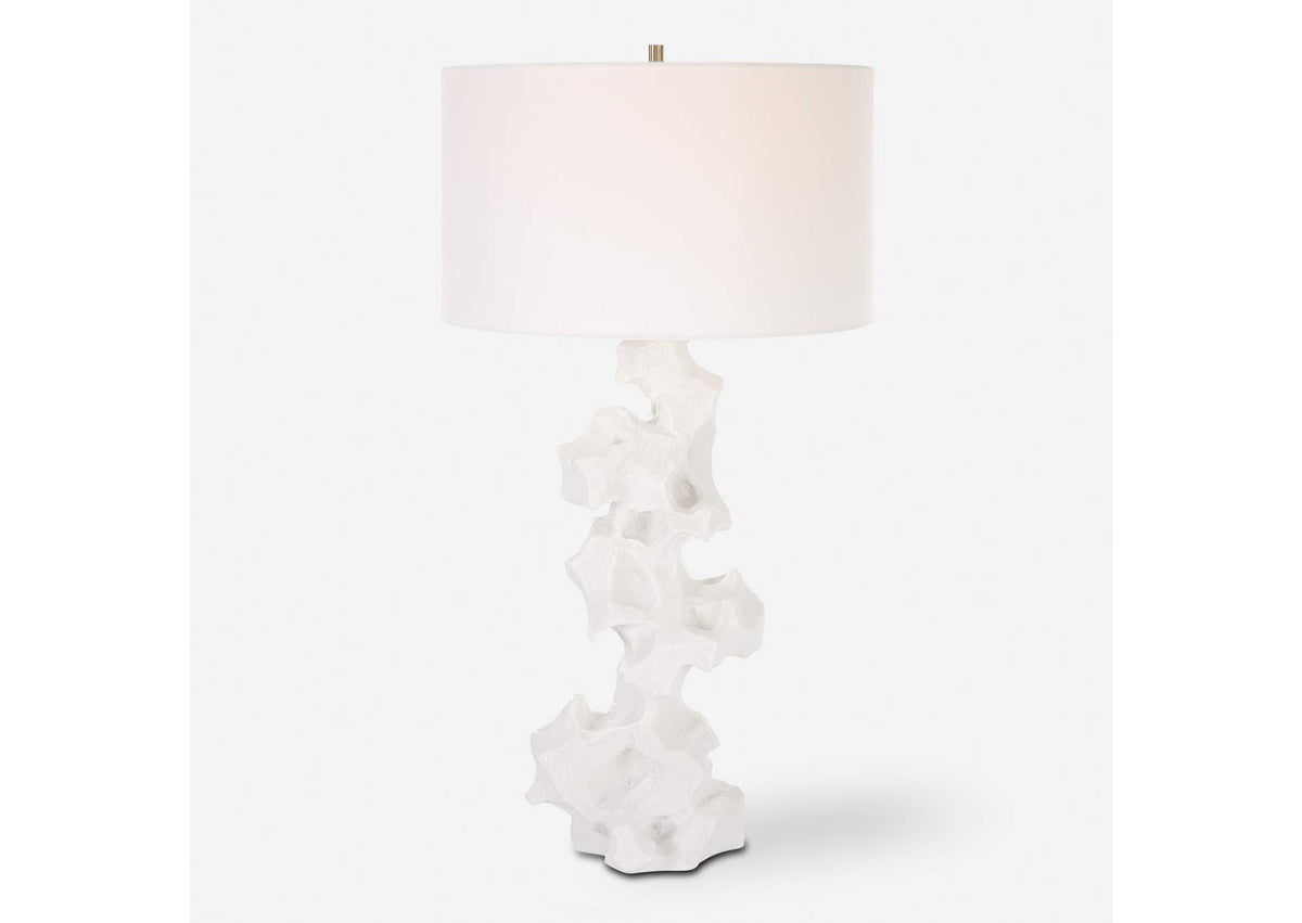 30198 Uttermost Remnant White Marble Table Lamp