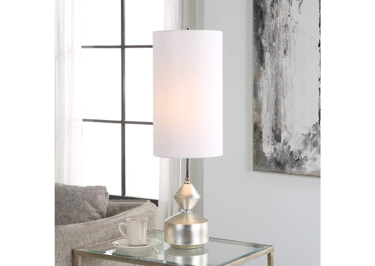 30187-1 Uttermost Vial Silver Buffet Lamp