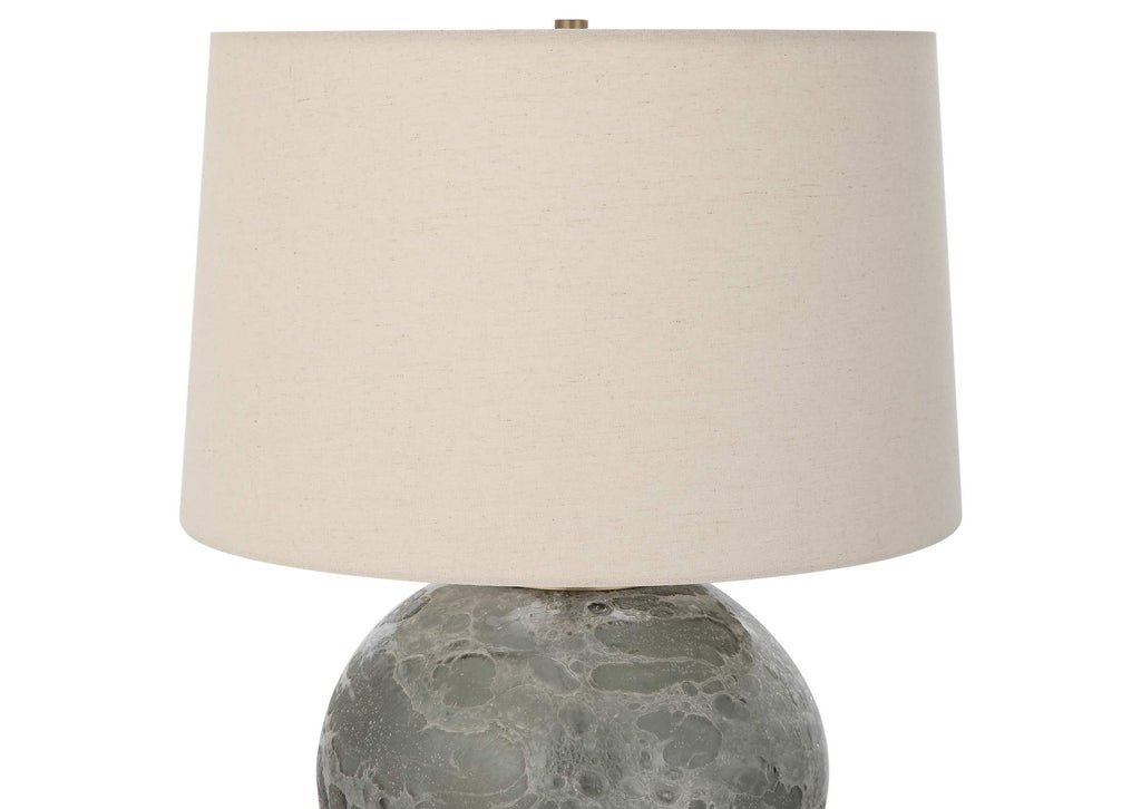 30200-1 Uttermost Lunia Gray Glass Table Lamp