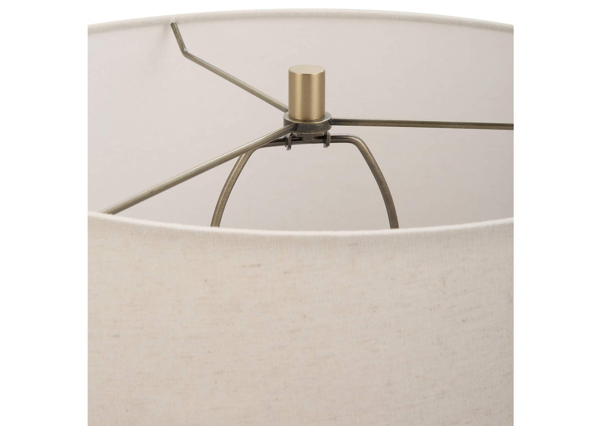 30200-1 Uttermost Lunia Gray Glass Table Lamp