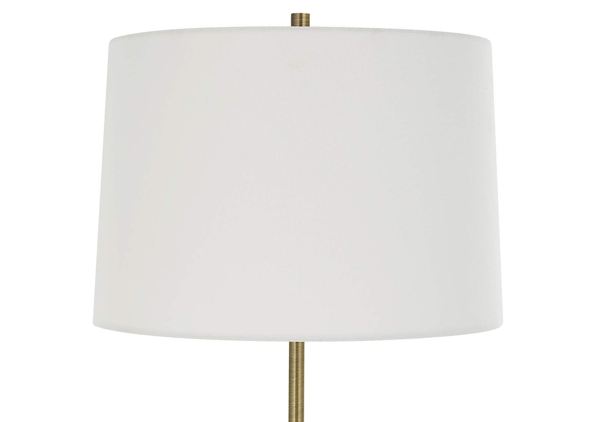 30235 Uttermost Annora Glossy White Table Lamp