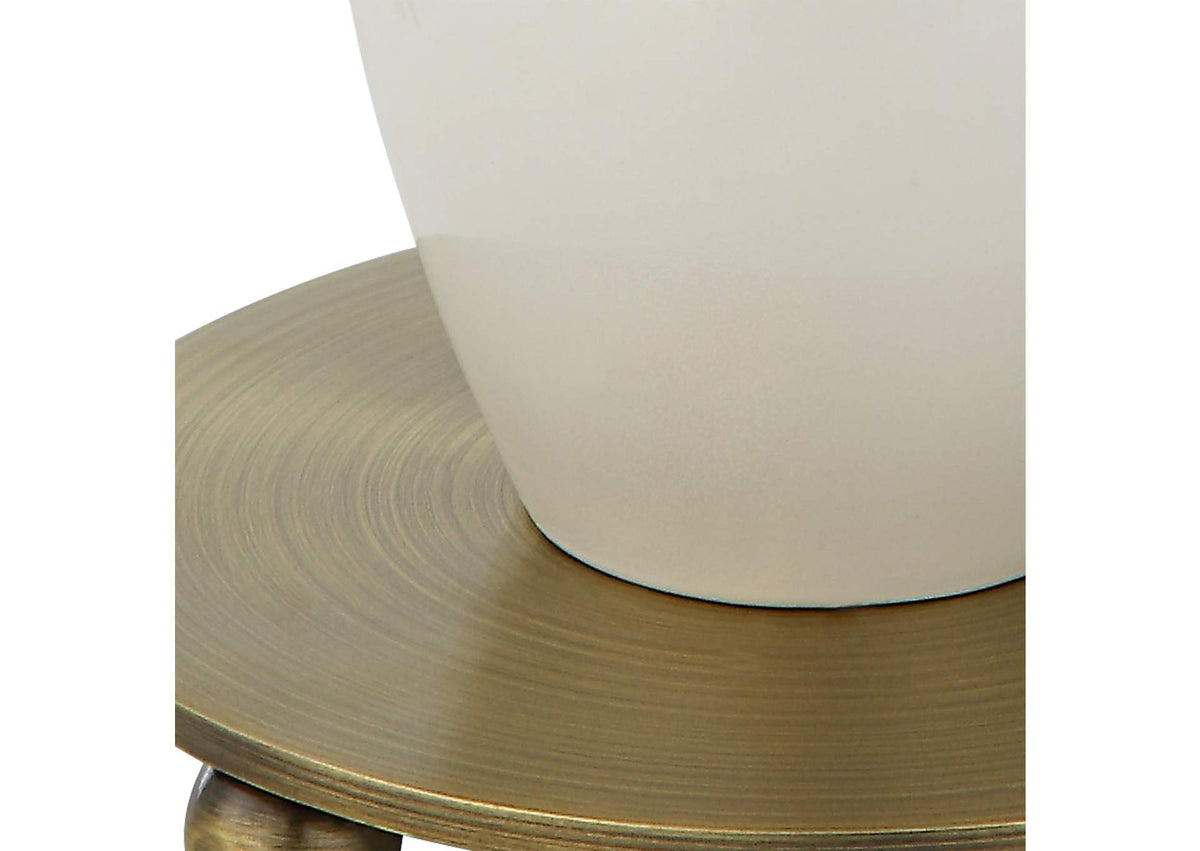 30235 Uttermost Annora Glossy White Table Lamp