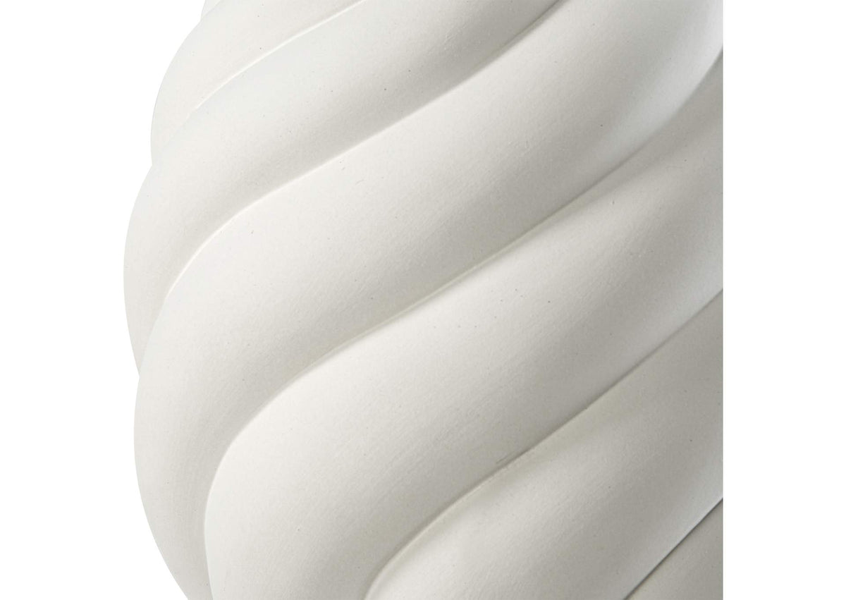 30240 Uttermost Twisted Swirl White Table Lamp