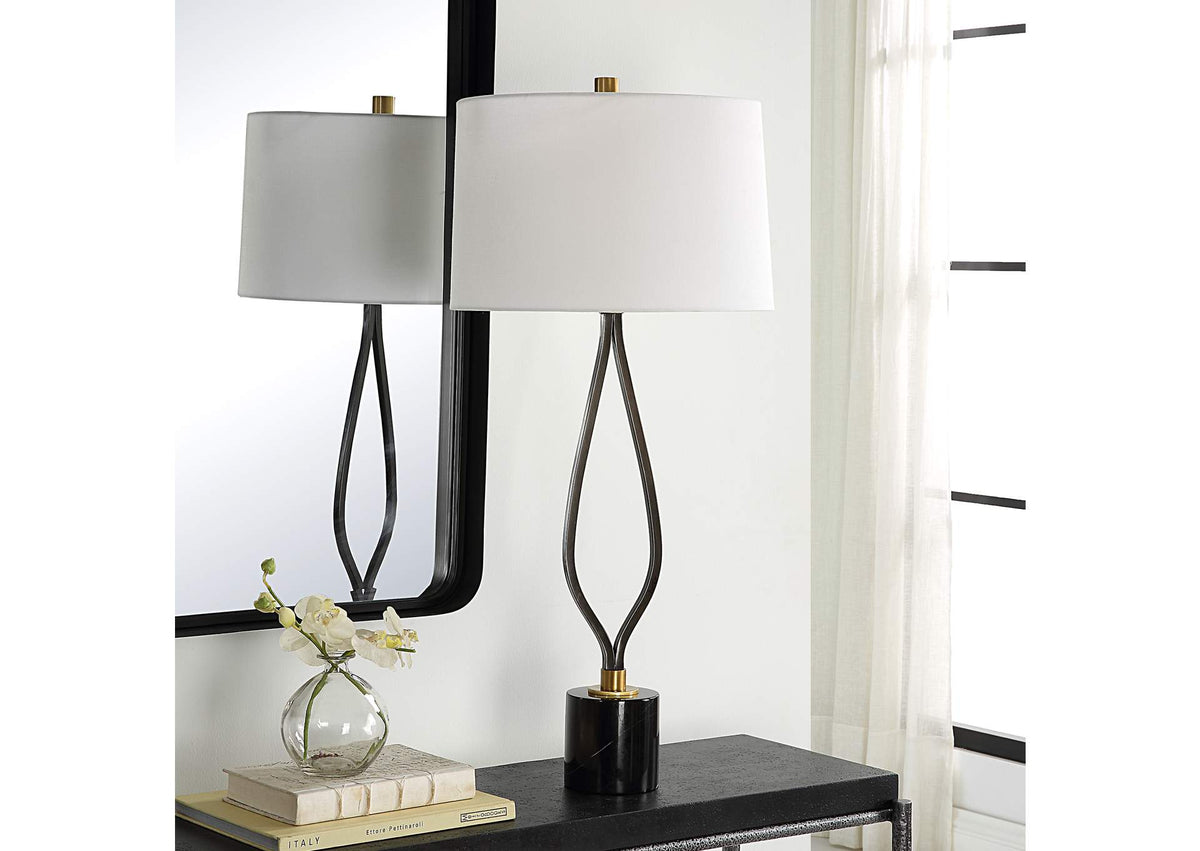30245 Uttermost Separate Paths Iron Table Lamp