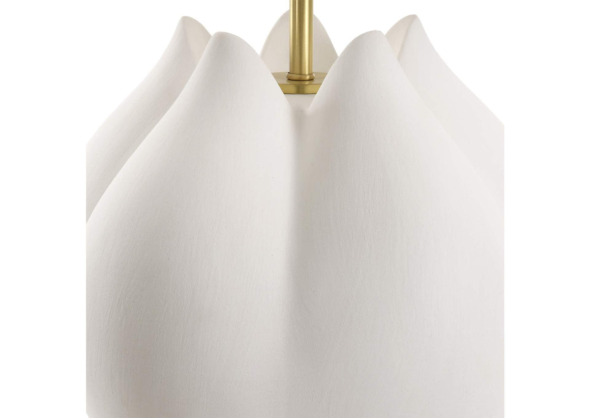 30257-1 Uttermost In Bloom White Table Lamp