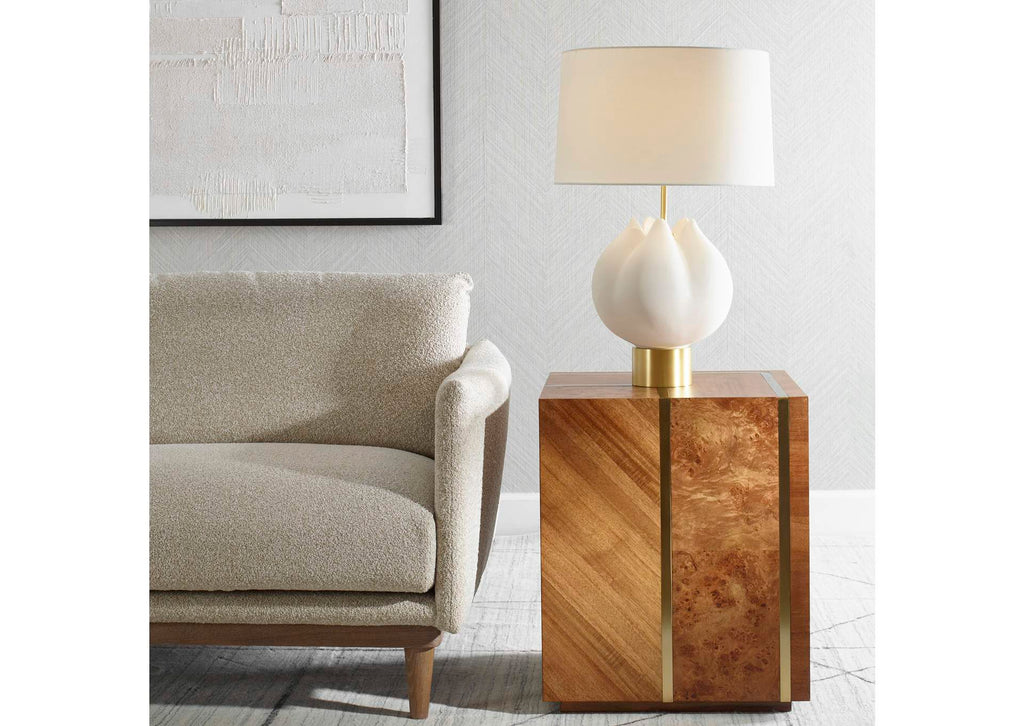 30257-1 Uttermost In Bloom White Table Lamp