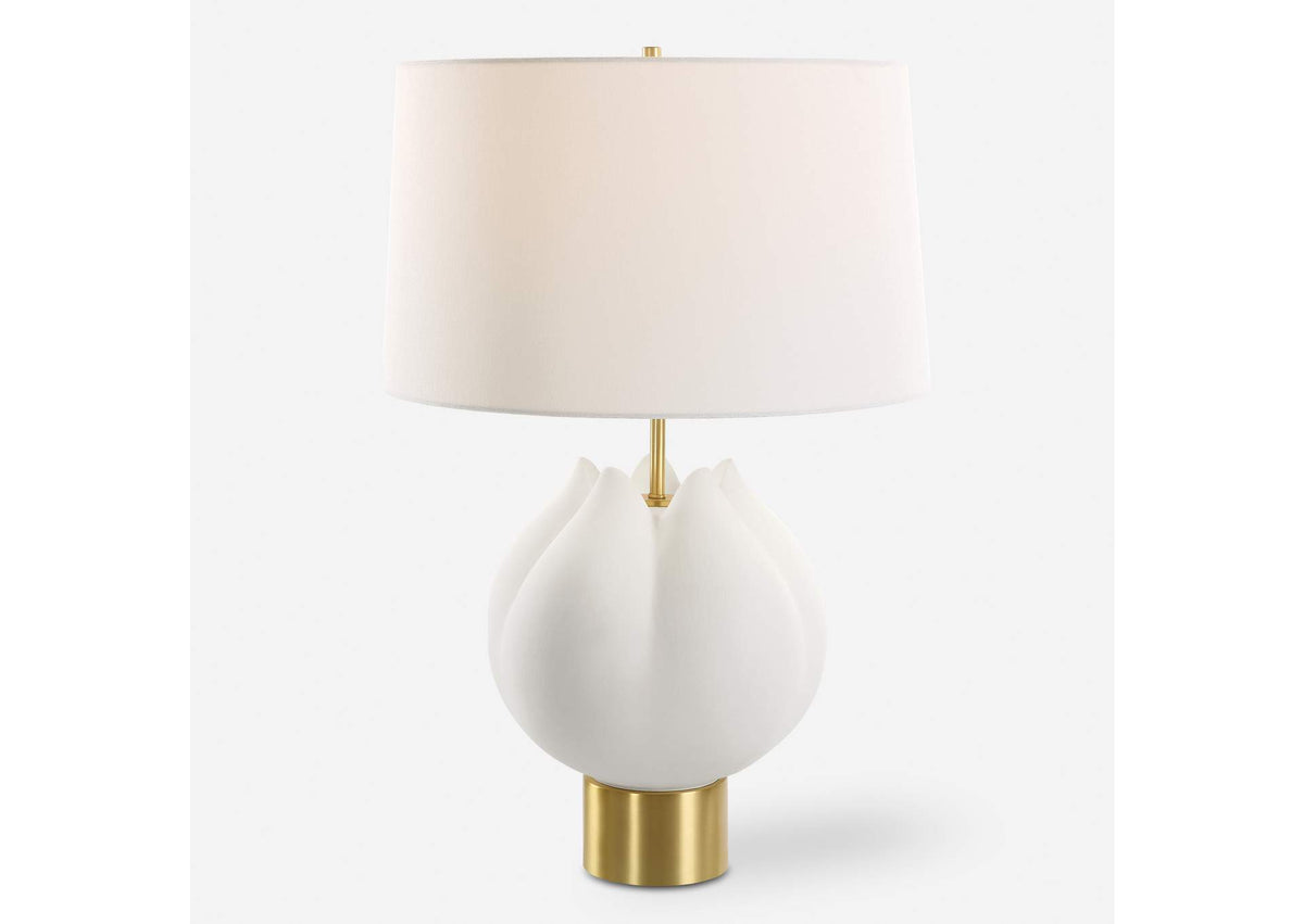 30257-1 Uttermost In Bloom White Table Lamp