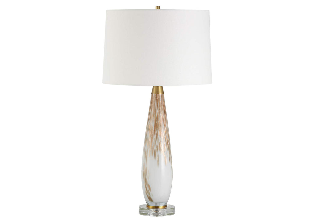30262 Uttermost Lyra White & Gold Table Lamp