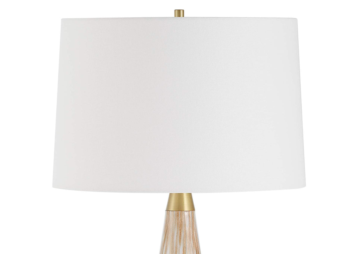 30262 Uttermost Lyra White & Gold Table Lamp
