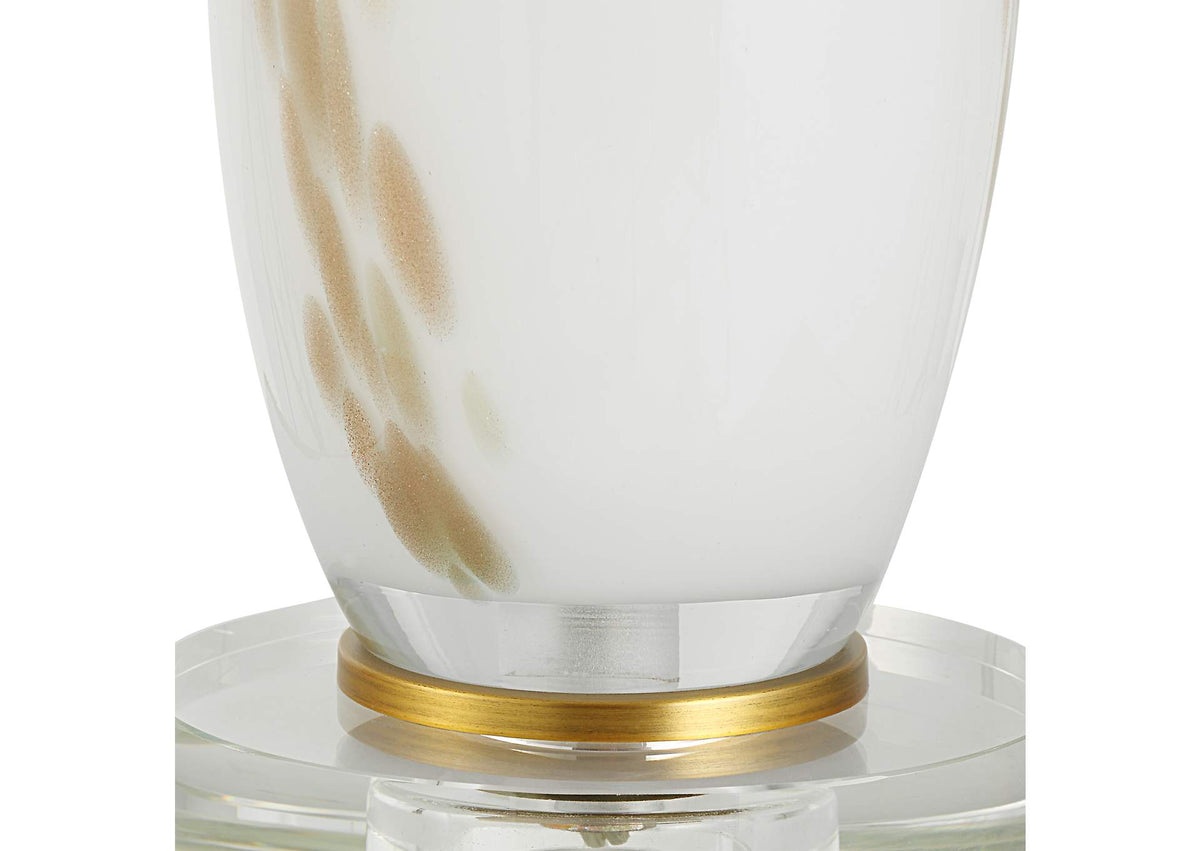 30262 Uttermost Lyra White & Gold Table Lamp