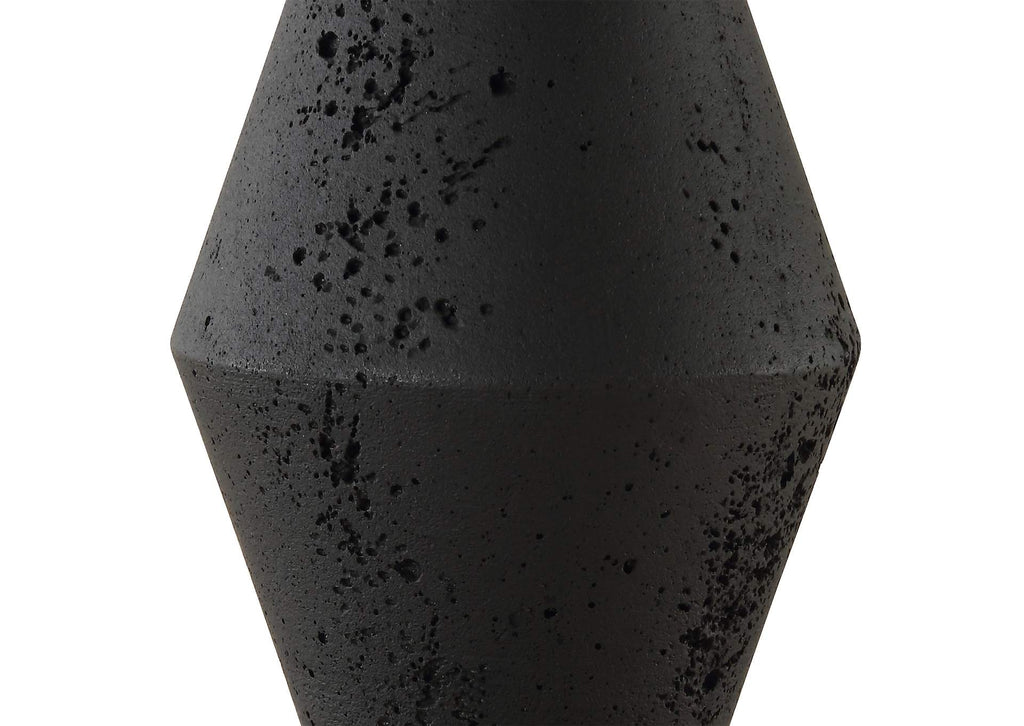 30348-1 Uttermost Threefold Black Stone Table Lamp