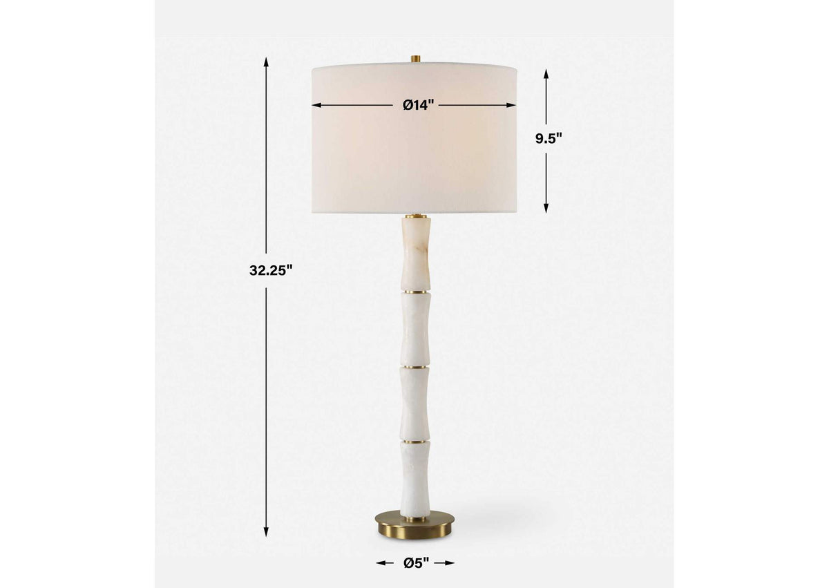 30354 Uttermost Unify Alabaster Table Lamp