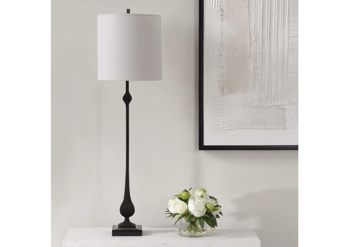 30356 Uttermost Hightower Black Buffet Lamp
