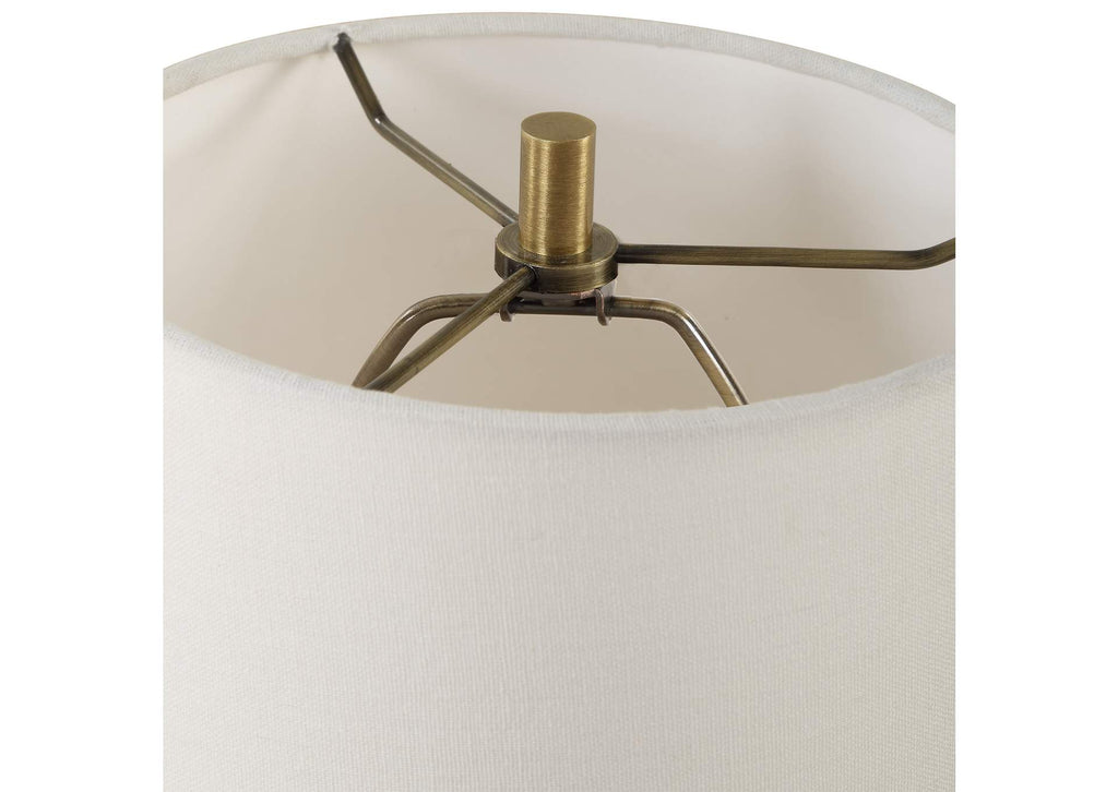 30414-1 Uttermost Indent Travertine Accent Lamp