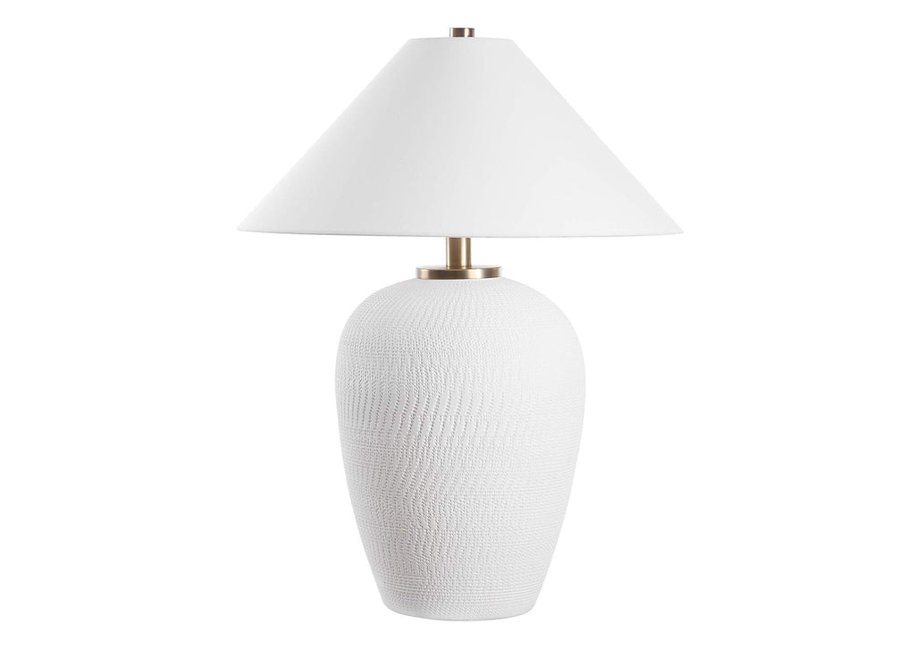 30451 Uttermost Merriton Matt White Table Lamp