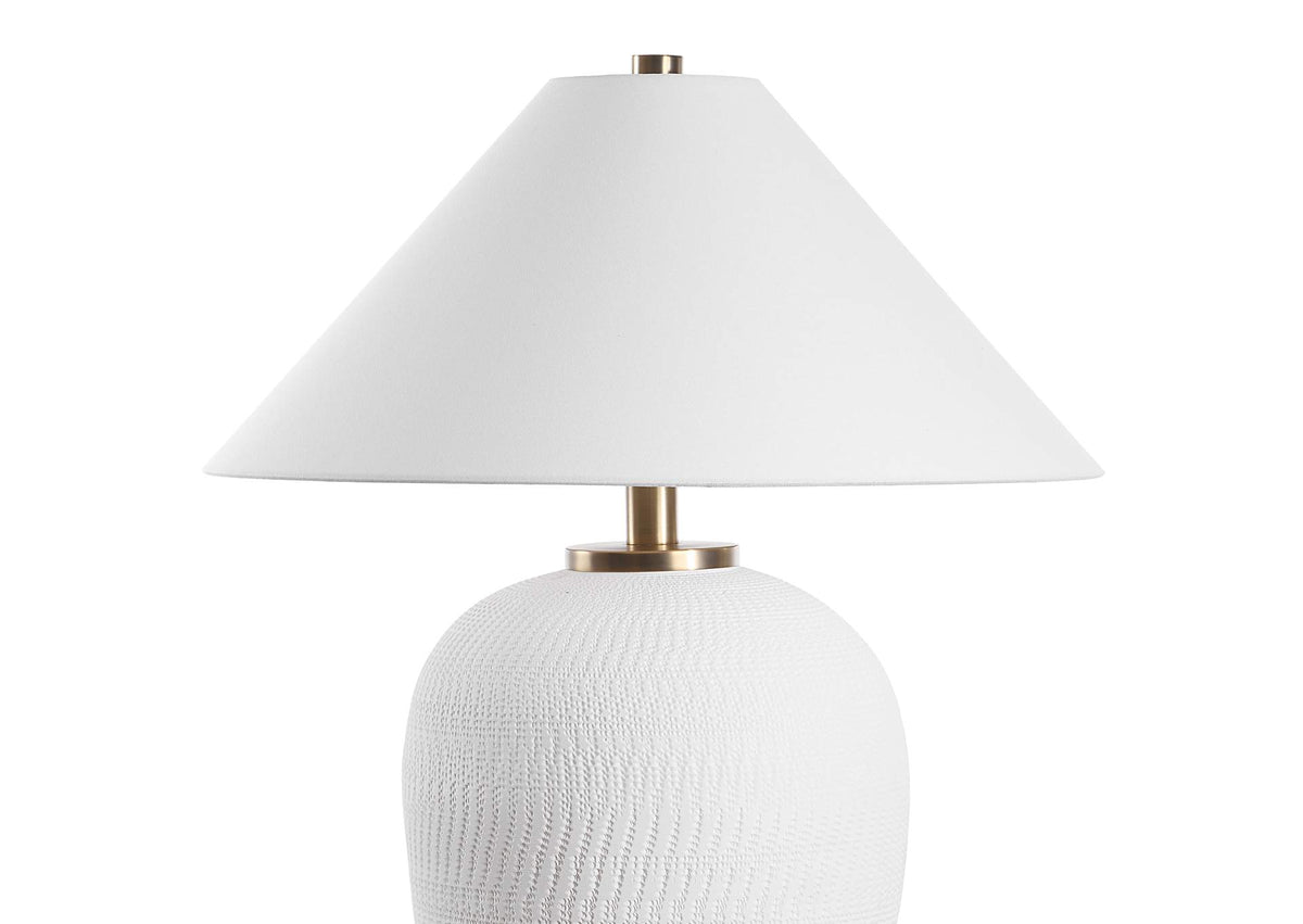 30451 Uttermost Merriton Matt White Table Lamp