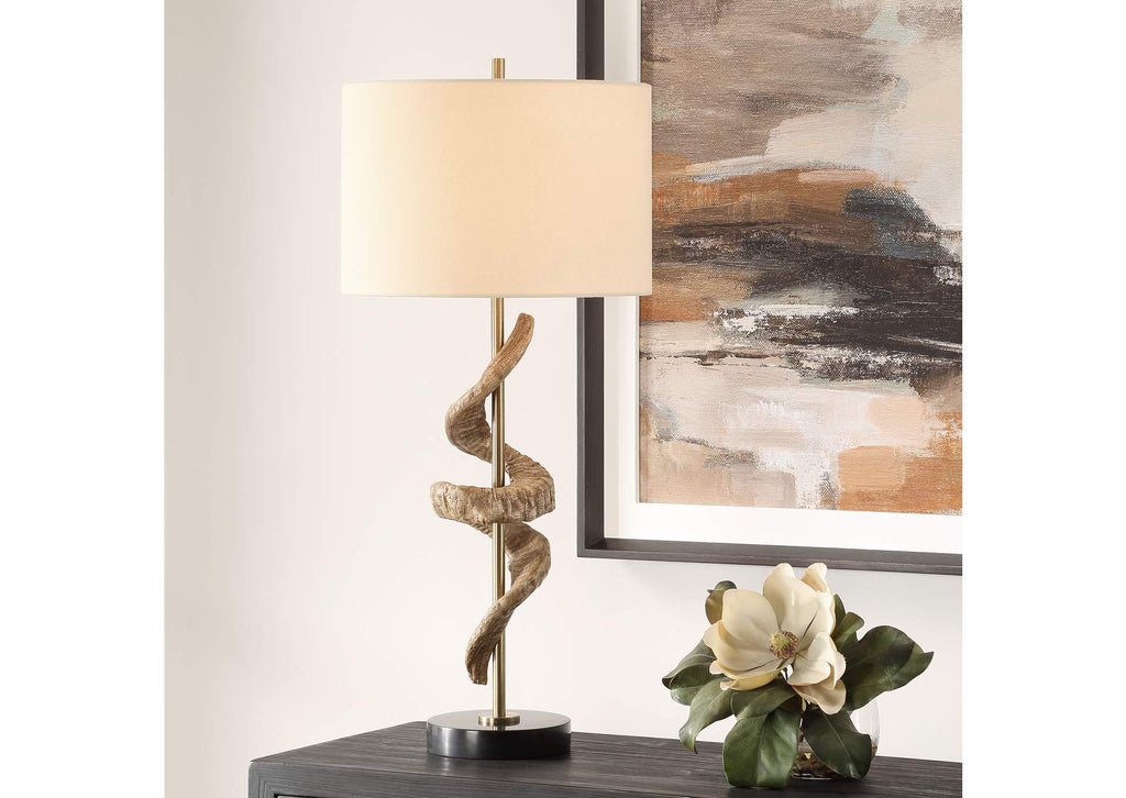 30456 Uttermost Rams Horn Table Lamp