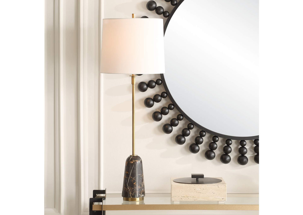30467 Uttermost Jenson Black Marble Buffet Lamp