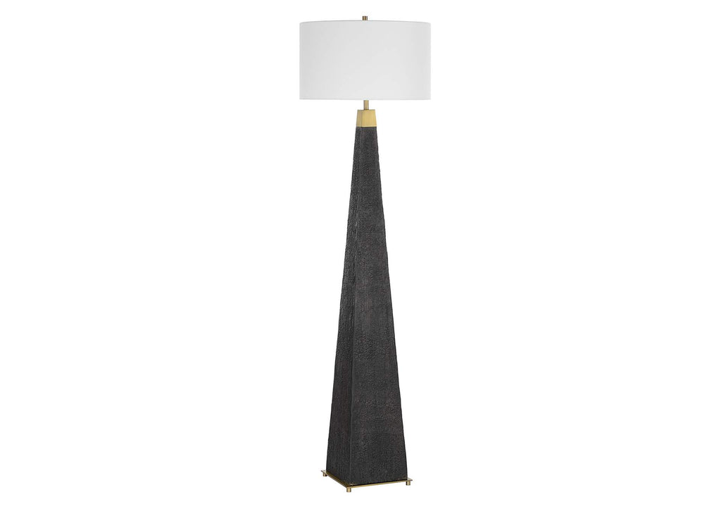30469 Uttermost Lathey Tapered Floor Lamp