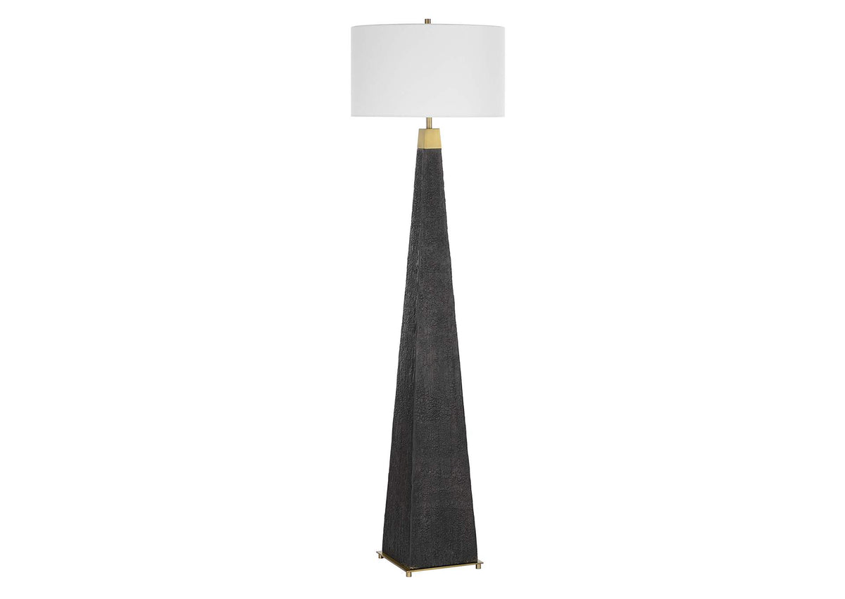 30469 Uttermost Lathey Tapered Floor Lamp