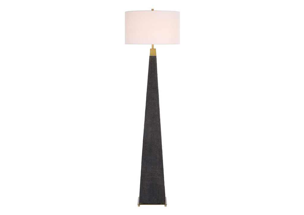 30469 Uttermost Lathey Tapered Floor Lamp