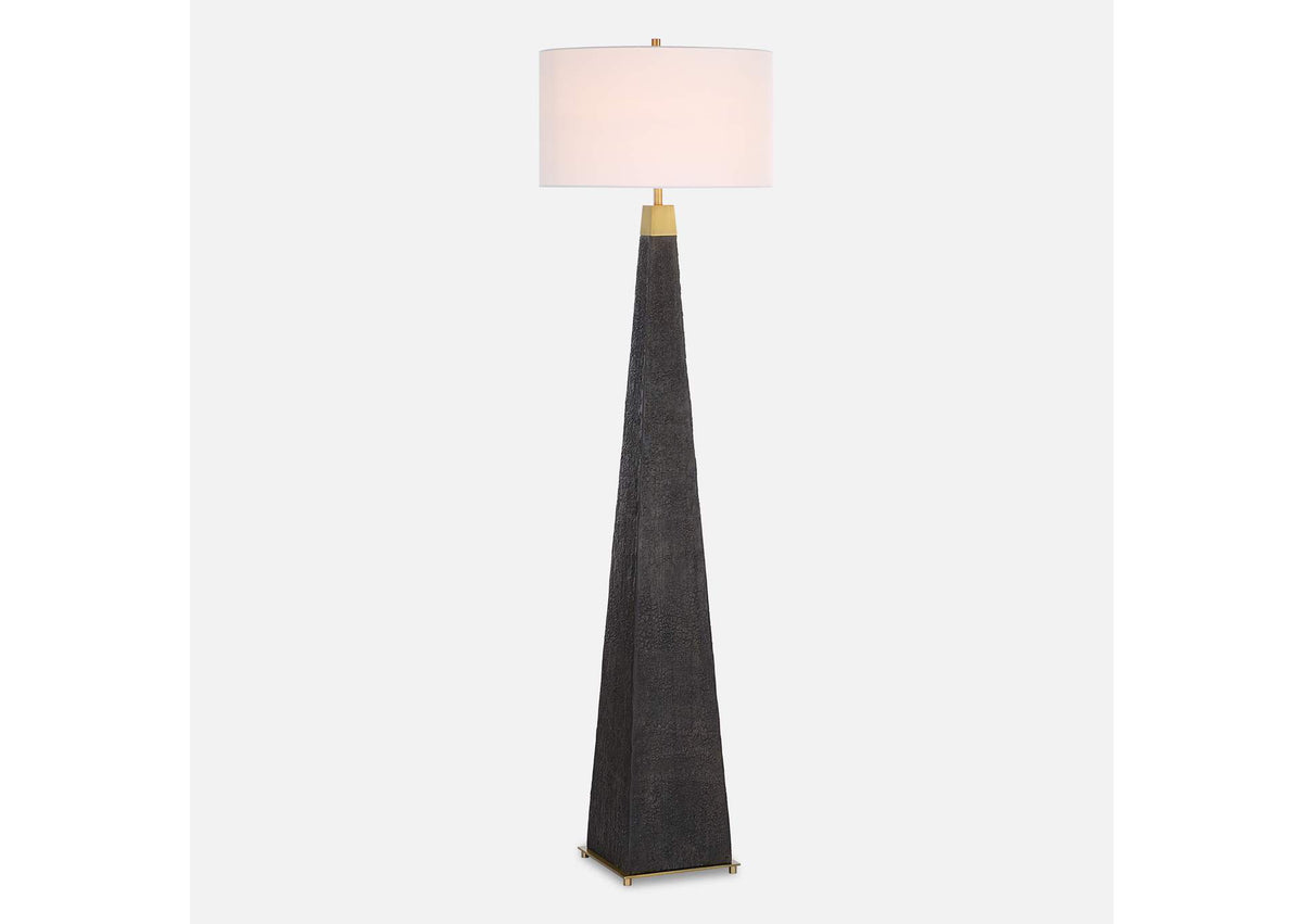 30469 Uttermost Lathey Tapered Floor Lamp