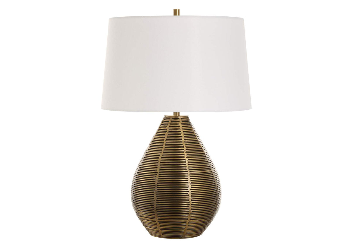 30463 Uttermost Knowles Brass Table Lamp