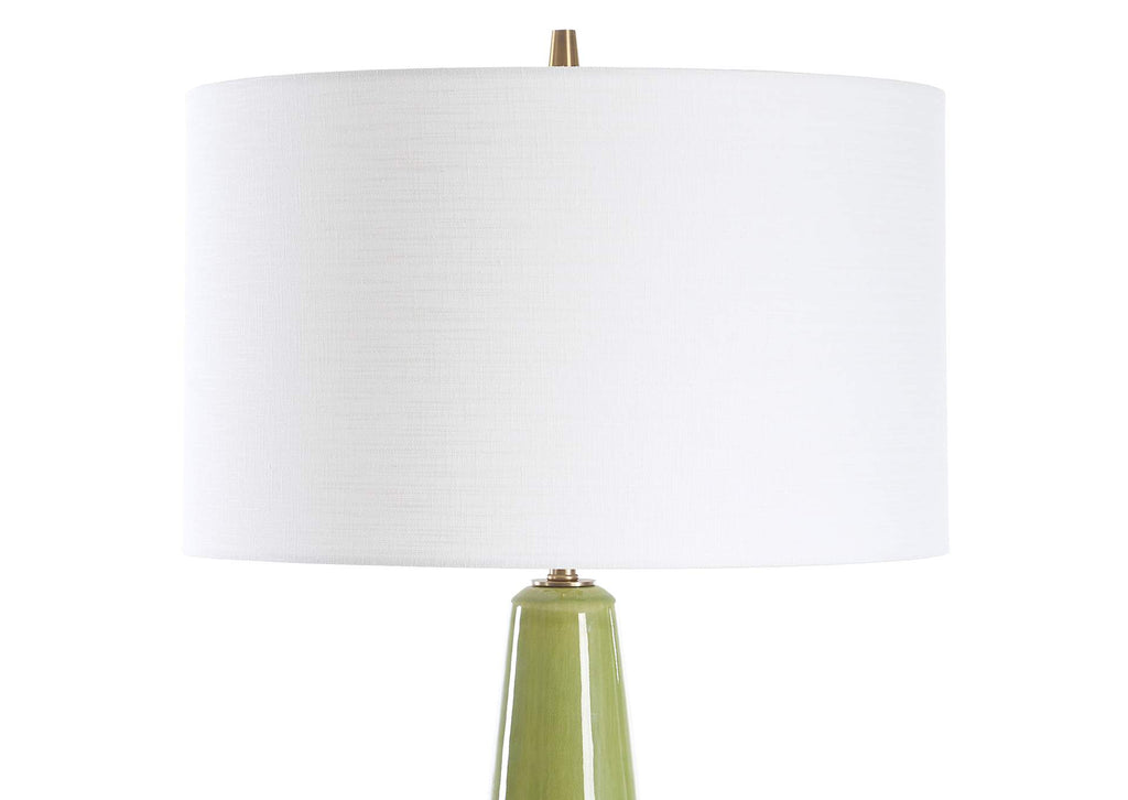 30502 Uttermost Mendell Moss Green Table Lamp