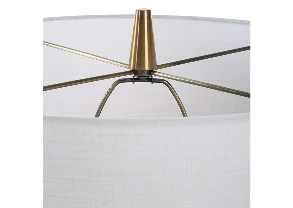 30502 Uttermost Mendell Moss Green Table Lamp