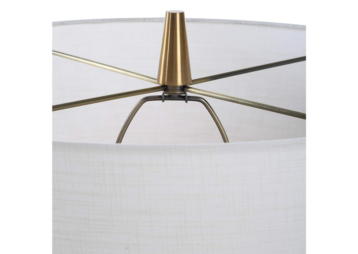 30502 Uttermost Mendell Moss Green Table Lamp
