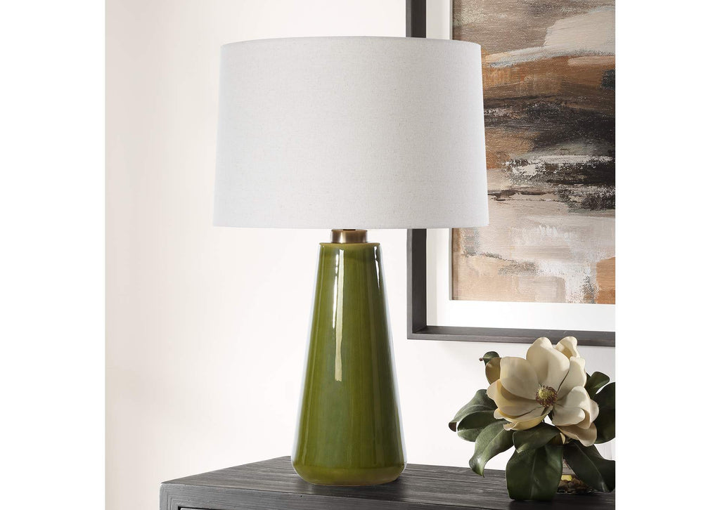30509 Uttermost Kelley Moss Green Table Lamp