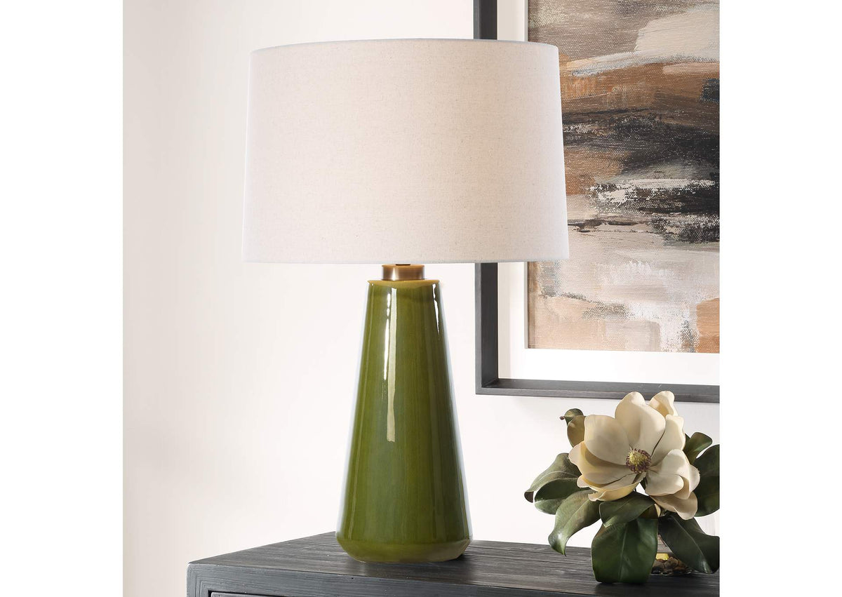 30509 Uttermost Kelley Moss Green Table Lamp