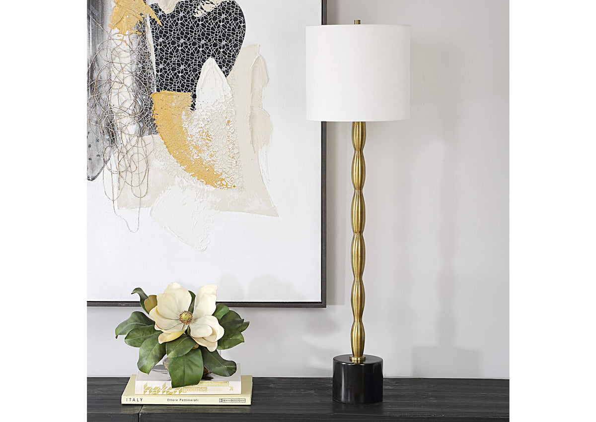 30459-1 Uttermost Ezra Brass Buffet Lamp