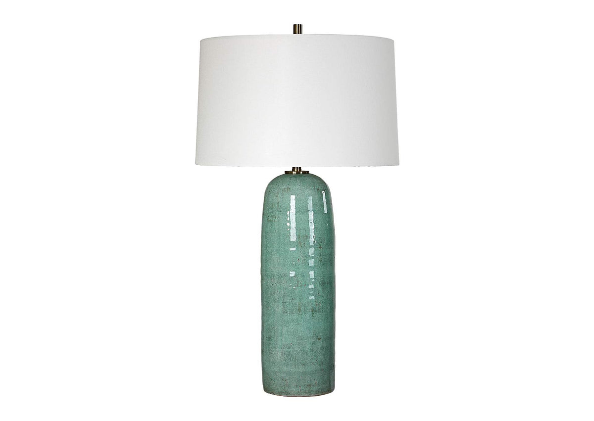 30478 Uttermost Andale Crackled Teal Table Lamp
