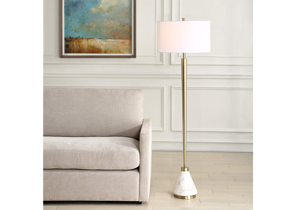 30515 Uttermost Curran Tapered Metal Floor Lamp