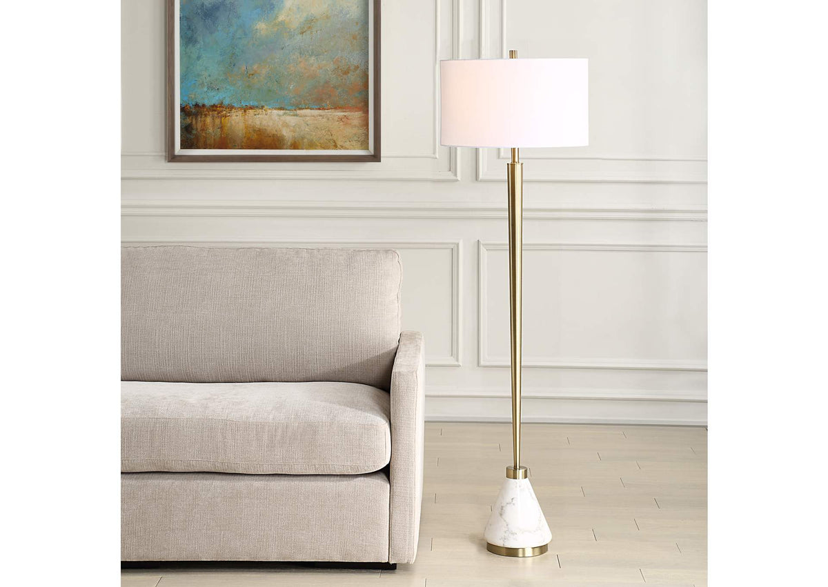 30515 Uttermost Curran Tapered Metal Floor Lamp